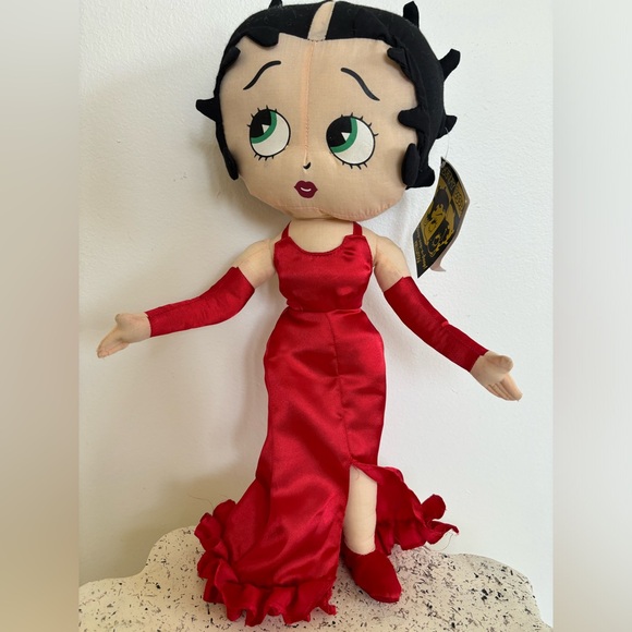 Rare HTF Vintage 16” Steppin Out Red Dress Betty Boop Doll by Kellytoy 2005 - Picture 9 of 9